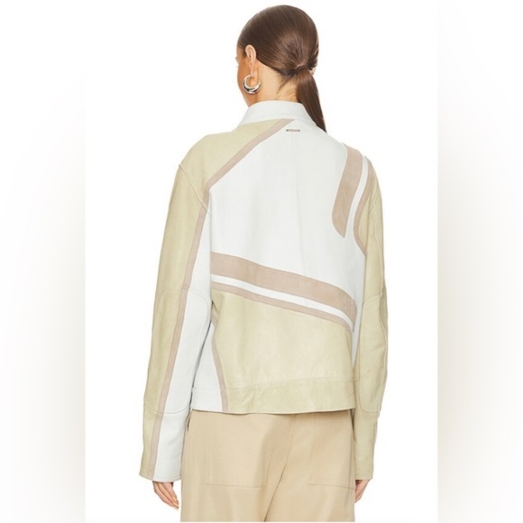 Deadwood Hiro Jacket in White & Beige size 38 NWT - Picture 3 of 11